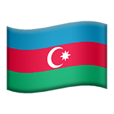 Azerbaigian Apple Emoji