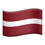 Lettonia Apple Emoji