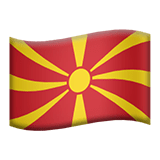 Macedonia del Nord Apple Emoji