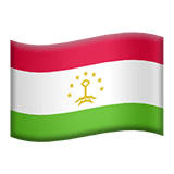 Tagikistan Apple Emoji
