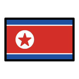 Corea del Nord OpenMoji Emoji