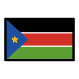 Sudan del Sud OpenMoji Emoji
