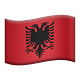 Albania Apple Emoji