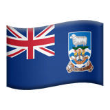 Isole Falkland Apple Emoji