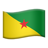 Guyana francese Apple Emoji
