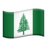 Isola Norfolk Apple Emoji