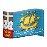 Saint-Pierre e Miquelon Apple Emoji