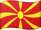 Bandiera della Macedonia del Nord