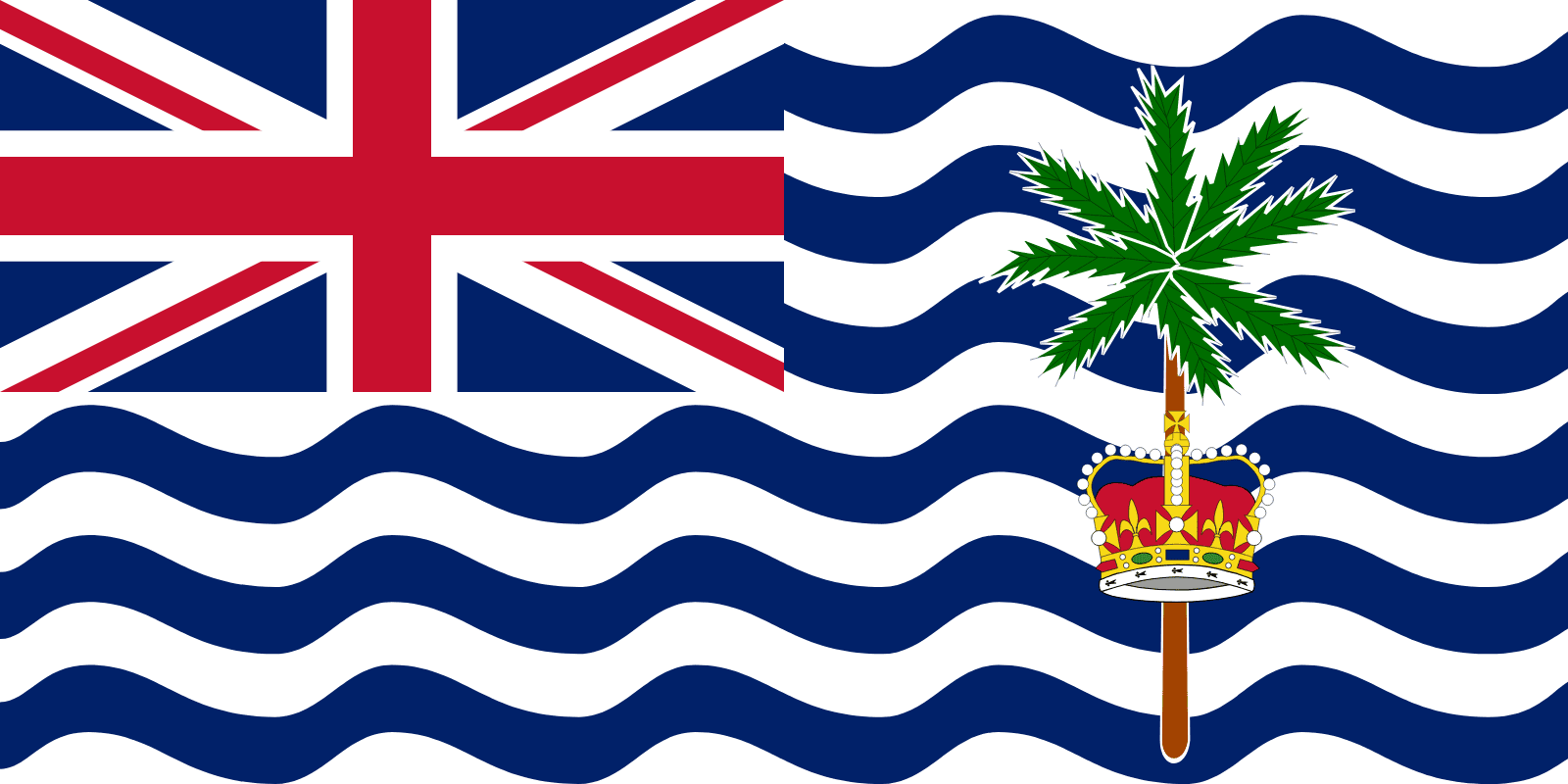bandiera del Territorio Britannico dell'Oceano Indiano