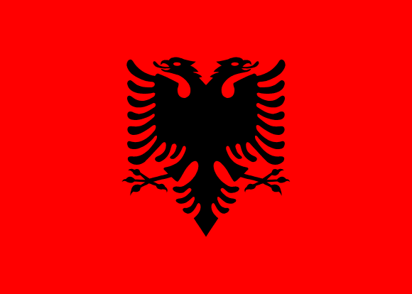 Bandiera dell'Albania