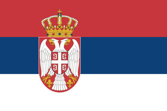 Bandiera della Serbia