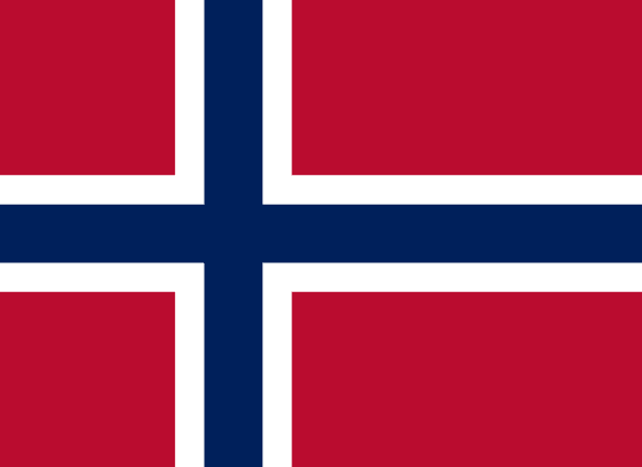 Bandiera delle Svalbard e Jan Mayen