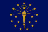 Bandiera dell'Indiana