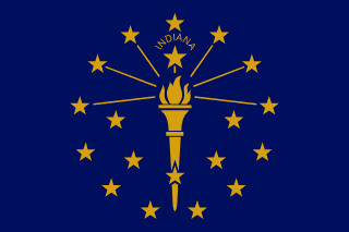 Bandiera dell'Indiana