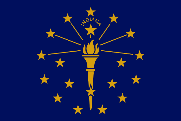 Bandiera dell'Indiana